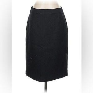 (3/$25) J. Crew Classic Stretchy Black No. 2 Pencil Skirt Size 8